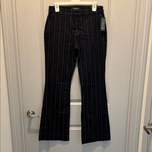 Liverpool Pinstripe Dress Pants in blue | Sz 4